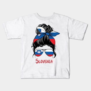 Slovenia girl, Slovenia Flag, Slovenia gift heritage, Slovene girlfriend,  ‎Slovenian Kids T-Shirt